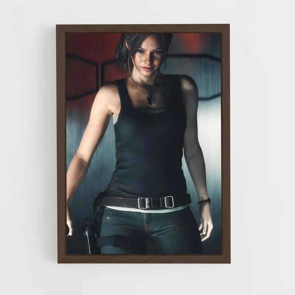 Poster Claire Redfield: Survivante des Ténèbres – affiche Resident Evil (vue 5)